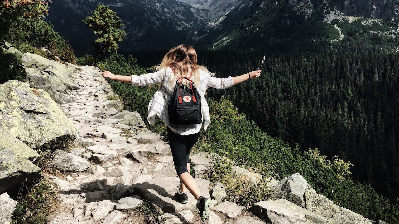 Girl Hiking